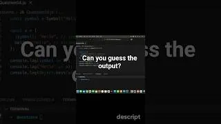 Thumbnail: JS Quiz ((Question 14) Symbol vs Object.keys() #Shorts#JavaScript
