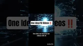Thumbnail: This AI Can Turn One Idea Into 10 Videos‼️