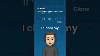Thumbnail: I cloned my own voice with code 🤯