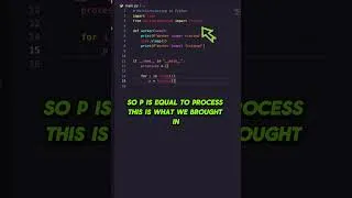 Thumbnail: Concurrency in Python: Multiprocessing #shorts