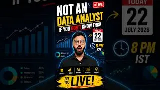 Thumbnail: 🔥 You're NOT a Data Analyst If You Don't Know This! 🤯 #shorts