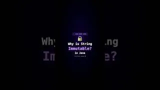 Thumbnail: Why String is immutable in Java #string #java #javainterview #coding #javadevs