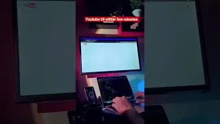 Thumbnail: Youtube ui in reactjs in few minutes #uidesign #webdevelopment #webdesign