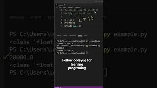 Thumbnail: Scientific notation in python