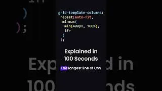 Thumbnail: Learn CSS Grid-Wrapping in 100 Seconds