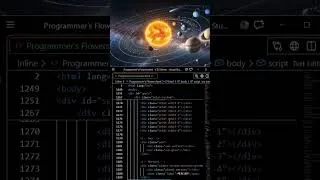 Thumbnail: Interactive 3D Solar System using HTML, CSS & JavaScript #coding #codeblocks #programming #coding