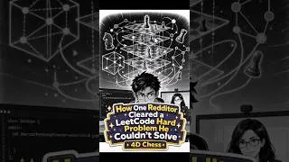 Thumbnail: How One Redditor Cleared a LeetCode Hard Problem He Couldn’t Solve | 4D Chess