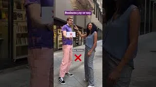 Thumbnail: Asking Strangers: Business Red Flag or Green Flag?