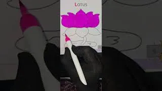 Thumbnail: Coloring  Lotus Flower 🌺 | #youtubeshorts #shortsfeed ##viraltrendingshorts #ytshorts #newtrend