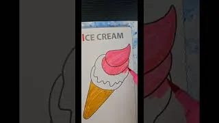 Thumbnail: Easy Ice Cream Coloring for Kids 🍦🎨| #youtubeshorts #artforkids #coloring #shortsfeed #viraltrend