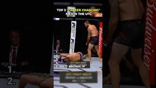 Thumbnail: Top 5 Career changing KO’s in the UFC