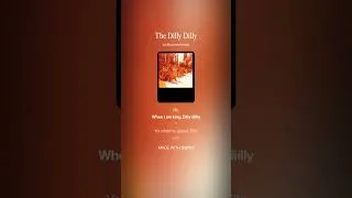 Thumbnail: Dilly, Dilly - Lyric Video | New music by Come What May #comewhatmay #daretobedifferent
