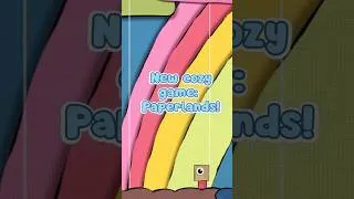 Thumbnail: New cozy game out on Steam today: Paperlands! 🏞️