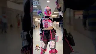 Thumbnail: Barbielorian Mandalorian Cosplay #shorts #mandalorian #starwars #cosplay #barbie  #halloween