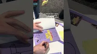 Thumbnail: A glimpse at what an illustrator signing at a conference like can look like! ​⁠#comics #transformers