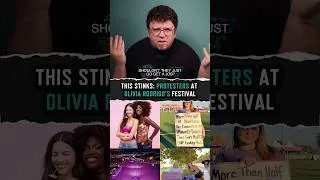 Thumbnail: Protesters at Olivia Rodrigo’s festival