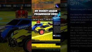 Thumbnail: MY ROCKET LEAGUE PROGRESSION VIDEO