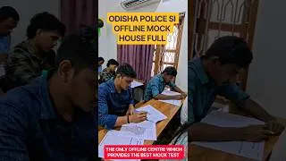 Thumbnail: HOUSE FULL POLICE SI OFFLINE MOCK TEST #competitivelens #odishapolicesiexam #odishasi #ousssc #viral