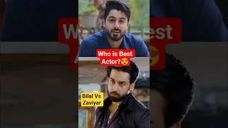 Thumbnail: Bilal Abbas Khan VS Zaviyar Nouman Who Is Best? #bilalabbaskhan #zaviyarnaumaan #pakistanidrama