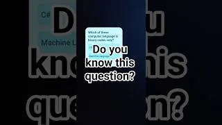 Thumbnail: Do you know this question?