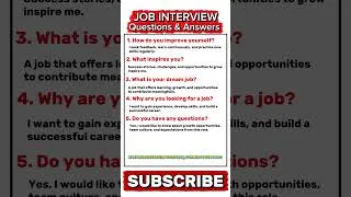 Thumbnail: Most Asked Interview Questions & Best Answers 2026