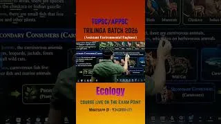 Thumbnail: TGPSC / APPSC Trilinga Batch 2026 Ecology Full Concept On The Exam Point #tgpsc #appsc #engineering