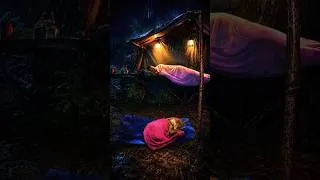 Thumbnail: Heavy rain while camping with my dog.