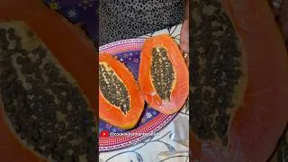 Thumbnail: Let’s Enjoy This Exotic Fruit In Ghana, This Papaya (pawpaw or borɔfrɛ) #exoticfruit#papaya#fruits