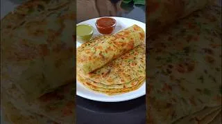 Thumbnail: Healthy Egg Paratha with Liquid Dough - Secret Method | Egg Roll Recipe🫣#short #youtubeshorts #food