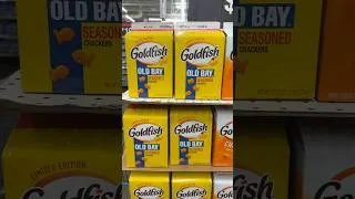 Thumbnail: Goldfish just changed the game with this Old Bay flavor @ Walmart #goldfish #foodreview #shorts