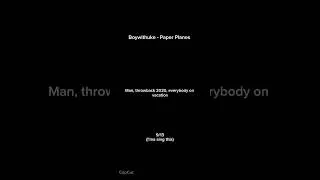 Thumbnail: Boywithuke - Paper Planes #shorts #boywithuke