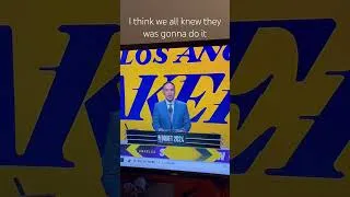 Thumbnail: Bronny to the Lakers #shorts #nbadraft2024 #lakers #bronnyjames #lebronjames