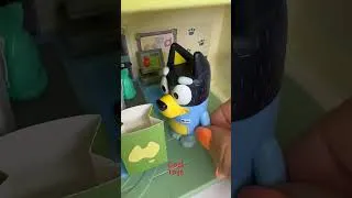 Thumbnail: ASMR Bluey Let's Play Chef Supermarket Playset #shorts