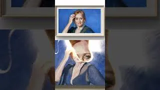 Thumbnail: How Do You Think This Painting?🥰 ! Witness JK Rowling Come to Life on Canvas!✨ #cooyaart #painting