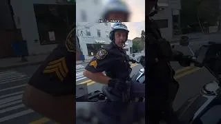 Thumbnail: Motorcycle Cop Pulls Him Over Just to Roast Him 😂 #police #funny
