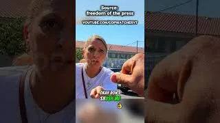Thumbnail: KAREN COULDN'T HANDLE GETTING SHUSHED #karen #firstamendmentaudit #karenarrested