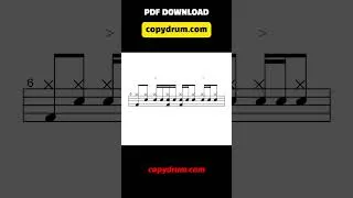 Thumbnail: Learn This 20-Second Drum Rhythm Solo | DRUM SHEET MUSIC