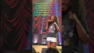 Thumbnail: Beverley Knight answering my question on how being an LGBTQIA+ ally influenced her musical career