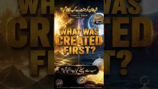 Thumbnail: سب سے پہلے کیا پیدا کیا گیا — دن یا رات؟ شیطان کو جنت سے کیوں نکالا گیا؟| تاریخ الطبری قسط 9#shorts