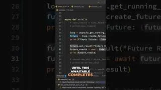 Thumbnail: Await Keyword Explained: Coroutines, Futures, and Tasks #shorts