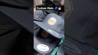 Thumbnail: Custom Branded Hats! 🧢🔥 #customhats #caps #apparel #fashion