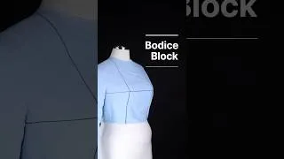 Thumbnail: How to Draft a Bodice Block ... in 2 Minutes.