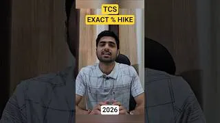 Thumbnail: TCS HIKE Salary 2026 😱 Shocking Updates #tcs #hike #salary