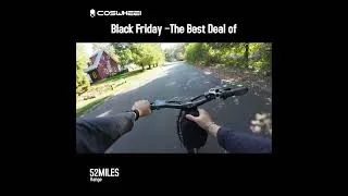 Thumbnail: 🚴‍♀️ COSWHEEL Y20L | Black Friday 2025 Deal – Foldable E-Bike $100 OFF! The Smart Way to Commute ⚡