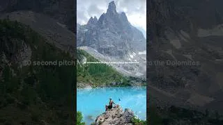 Thumbnail: 10 second pitch to book a trip to The Dolomites #dolomites #italytravel #europeansummer