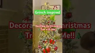 Thumbnail: Decorate the Christmas Tree with me🎄❄️☃️❤️💚#christmas2025 #decoratewithme #christmastree #shorts