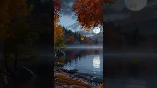Thumbnail: Autumn Night Relaxation 🌙 Cozy Piano & Fireplace Ambience for Calm Sleep