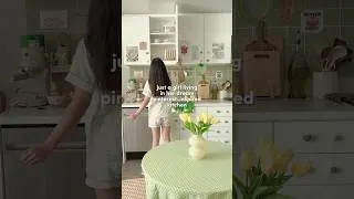 Thumbnail: my dream pinterest kitchen🍏🍋‍🟩 #cozyapartment #kitchendecor #pinterestaesthetic