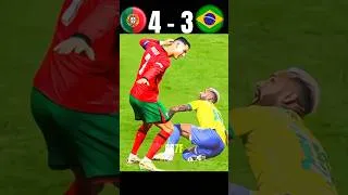 Thumbnail: Portugal vs Brazil | Epic Football Battle | CR7 vs Neymar #football #fifa