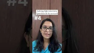 Thumbnail: #4 Difference Between Count(*), count(1) and count(column) - SQL Interview Question in 60 seconds